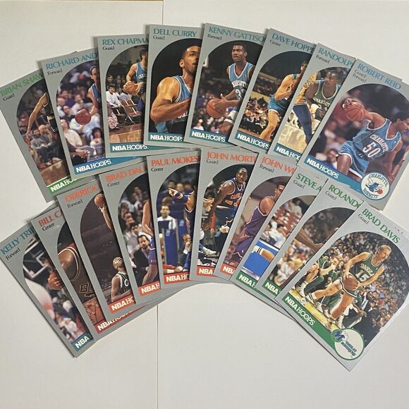 1990 NBA Hoops Basketball Cards Lot - 146 Cards Vintage - Picture 3 of 12